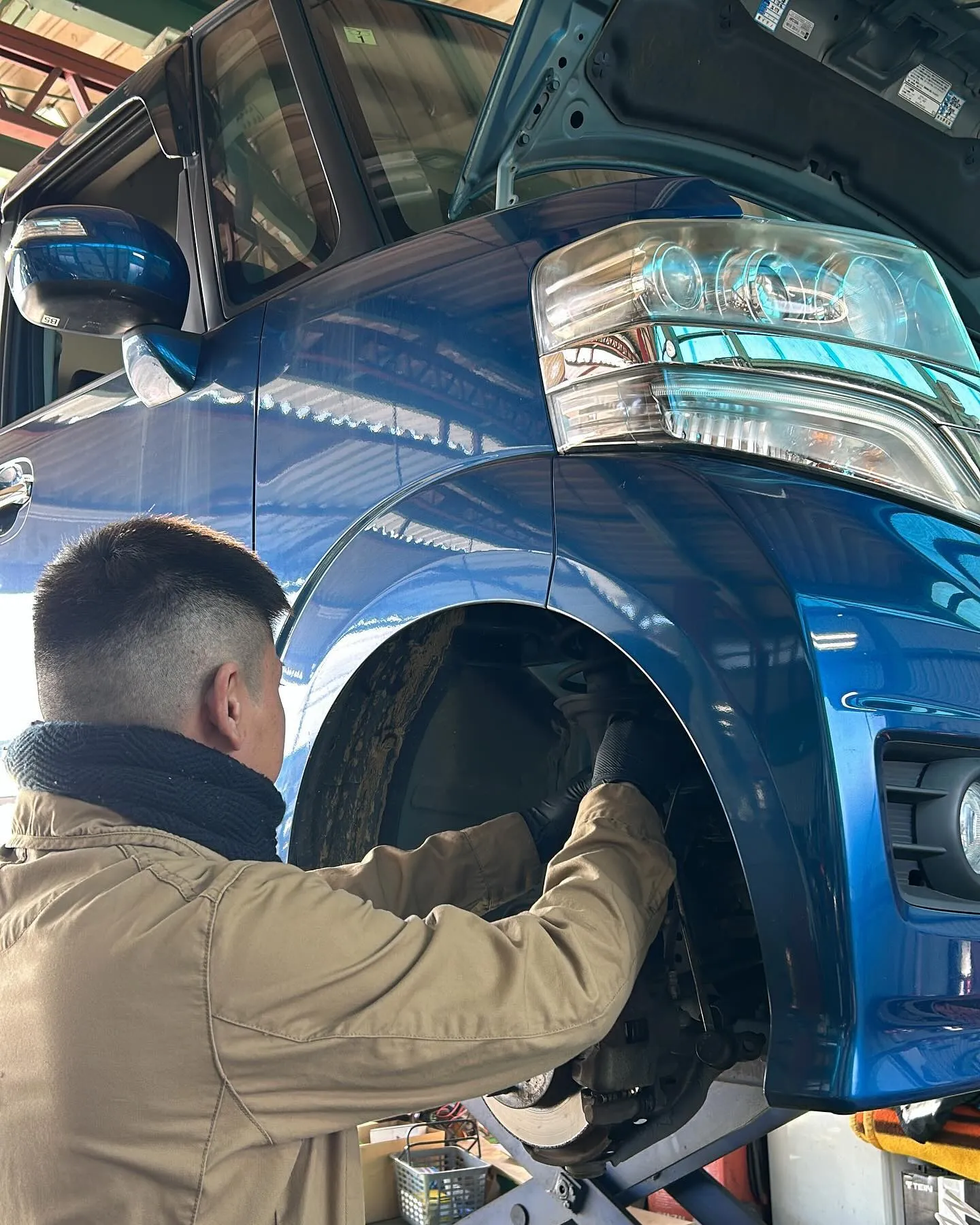 #車検 #車検整備 #スタッドレスタイヤ交換 #バッテリー交...