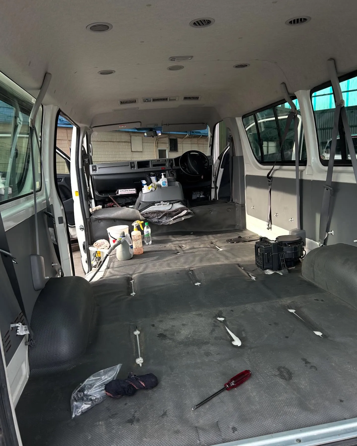 #ルームクリーニング#ハイエース #ルームクリーニング車内 ...